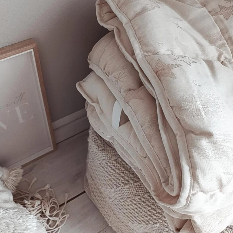 Unterbett aus Schafwolle